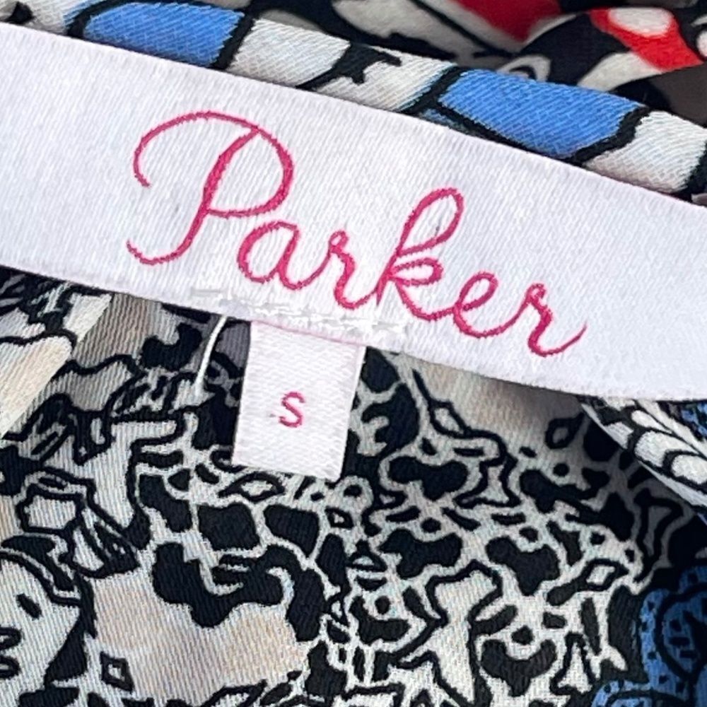 Parker Argentella Smocked Waist Mini Dress Sz S - Picture 8 of 10